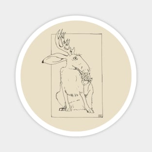 Jackalope Magnet